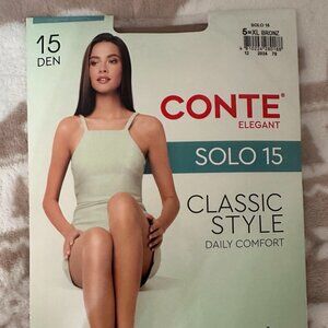 Conte Elegant Solo 15 den tights, size 5-XL